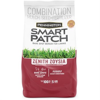 Penn 5# Smart Patch Zoysia Grass Seed & Mulch