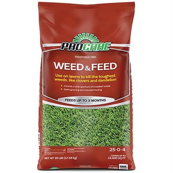 ProCare® Phosphorus Free Weed & Feed 25-0-4 - 39lb