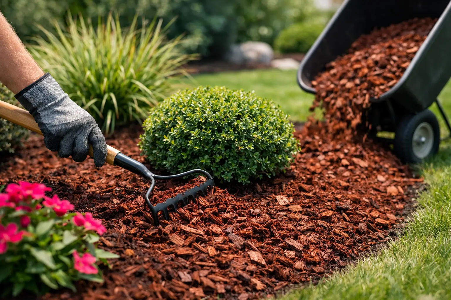 Mulch Installation That Looks Good and Lasts