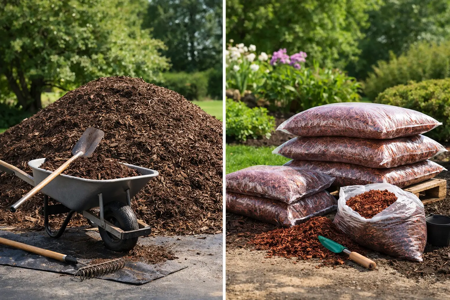 Bulk Mulch Versus Bags: Which Fits Your Yard?