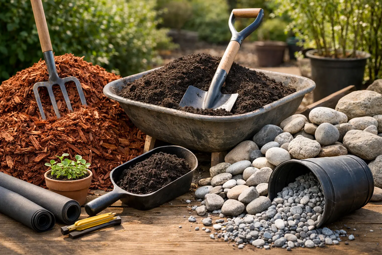 Yardage Planning Guide for Mulch, Soil, and Stone